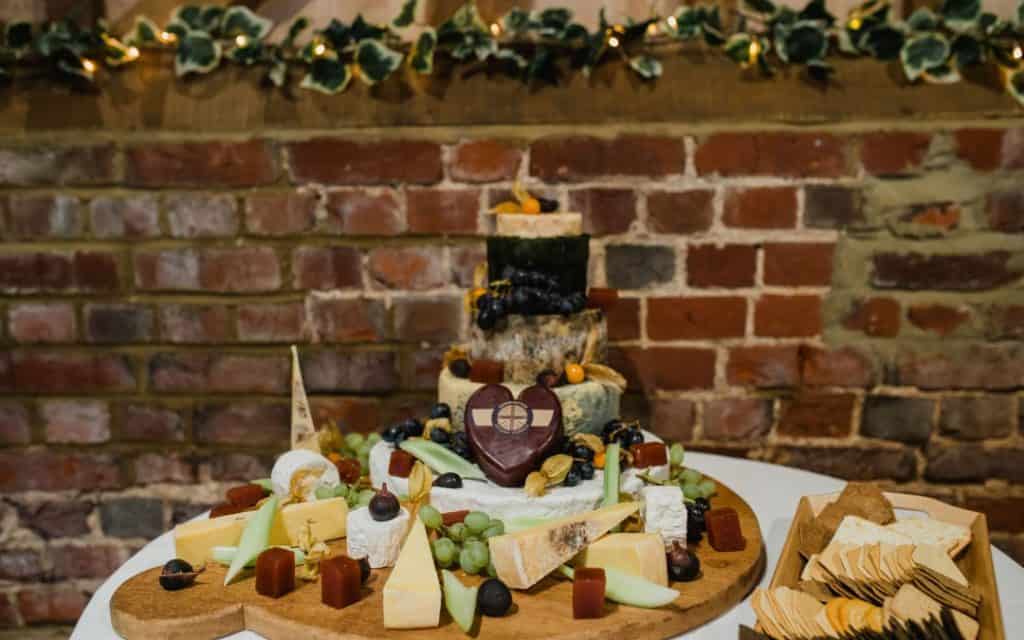 Cheese Tower Wedding Cake feature - wedding venue berkshire